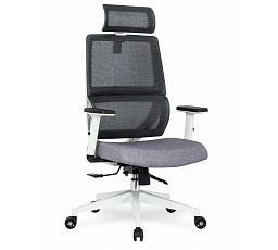 Otočná stolička NICKI Ergonomická Sivá