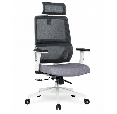 Otočná stolička NICKI Ergonomická Sivá