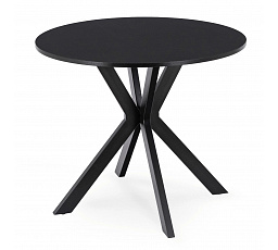 Stôl LAUREN 90 cm Čierny