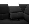 Rohová sedacia súprava P Nadia Black - čierna