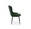 Jedálenská stolička K366, zelený zamat