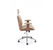 Kancelárske kreslo TIMBER, Orech/Béžová