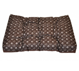 Matrac pre psa vodeodolná 83x57 cm labka hnedá