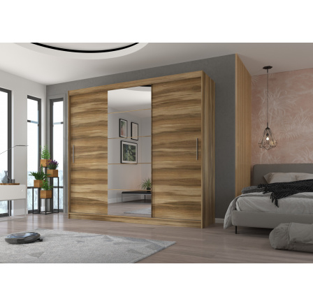 Posuvná skriňa so zrkadlom ERWIN 235 Murano+Murano