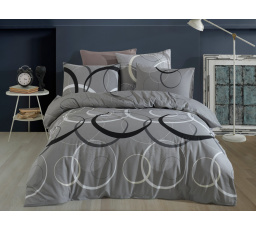 Predĺžené obliečky bavlna 140x220, 70x90cm Toronto grey