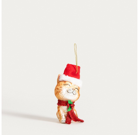 Bomb GLASSO mačka v vianočnej čiapke 11 m 754067 Bomb GLASSO mačka v vianočnej čiapke 11 m 754067