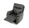 Polohovací křeslo, šedá, látka vintage, TV-4092 GREY3