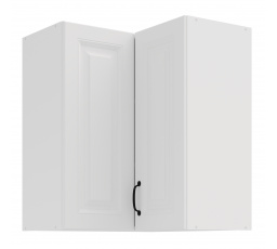 Horná rohová skrinka STILO - 60x60 GN-72 2F (90­°), Biela/Biela