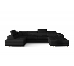 Rohová sedacia súprava v tvare U RODRIGO, vľavo, Sawana 14