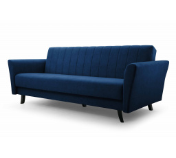 Rozkladacia pohovka LINEA , Kronos 09 , drevo - čierna