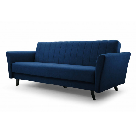 Rozkladacia pohovka LINEA , Kronos 09 , drevo - čierna