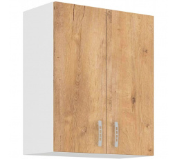 Kuchynská horná skrinka SALLY 60-G-72-2F, Dub lefkas