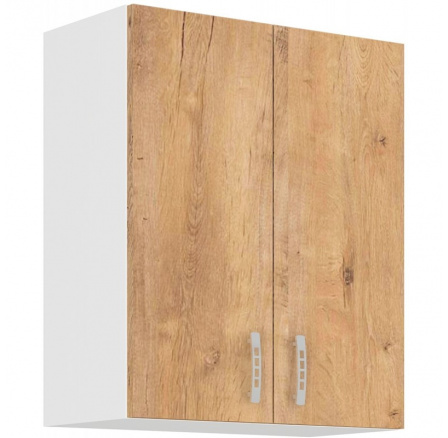 Kuchynská horná skrinka SALLY 60-G-72-2F, Dub lefkas