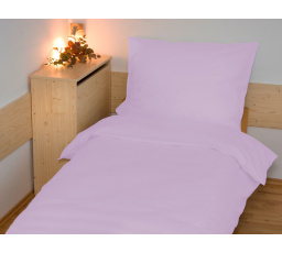 Obliečky francúzske bavlna UNI 200x200,70x90 svetlo fialové