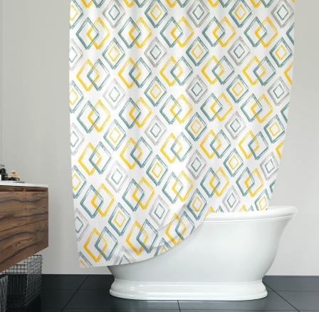 Sprchový záves dlaždice