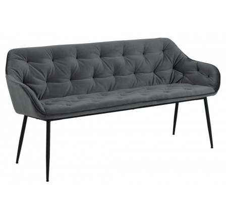 Šedá lavička Brooke