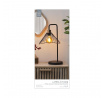 Stolná lampa Anel čierna/ratan