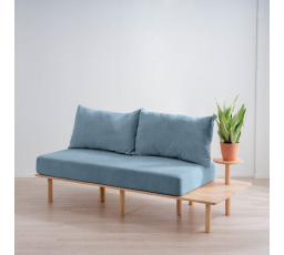 Pohovka SERI 2-miestna modrá 180x76x75 cm 871295