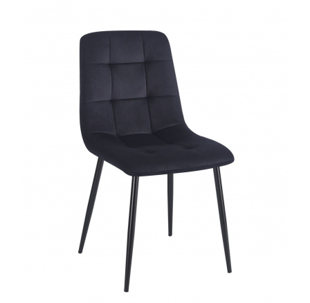 Stolička velvet čierna K11-FX Stolička velvet čierna K11-FX