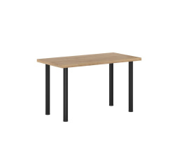 Stôl dub zlatý craft + nohy I čierny mat 67x128 STB-FXJG