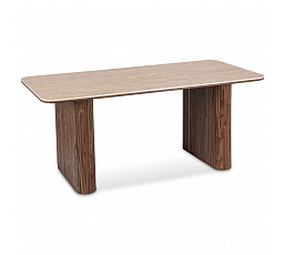 Stôl ARAMIS Obdĺžnikový 180 cm Travertín/Orech