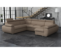 Sedacia súprava Bodie U svetlohnedá