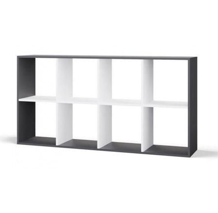 Regál Manja, antracit/biela Regál Manja, antracit/biela