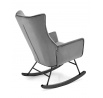 Hojdacie kreslo BAZALTO, Sivá