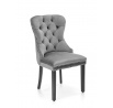 Jedálenská stolička MIYA, sivá velvet