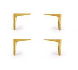 Posteľ MODULO N3 - Nohy postele (sada), Zlaté