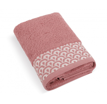 Froté osuška Krajka 70x140cm 500g staroružová