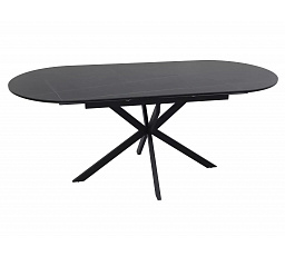 Jedálenský stôl GASTON 140, Keramická čierna