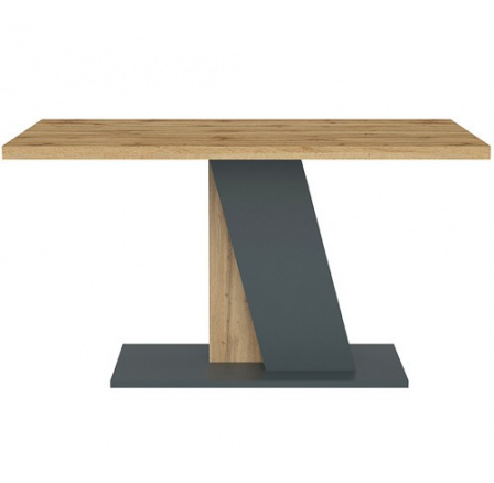 Jedálenský stôl BRISTOL, Antracit/Dub Votan