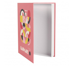 Krabica kniha Bauhaus ružová