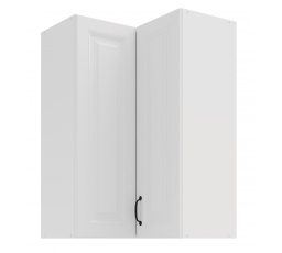 Horná rohová skrinka STILO - 60x60 GN-90 2F (90­°), Biela/Biela