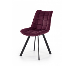 Jedálenská stolička K332, červená Velvet