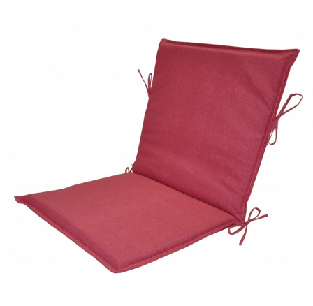 Vankúš pre záhradné kreslo UNI s nízkym operadlom - látka malinovo modrá