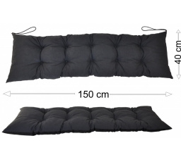 Podsedák 150x40 tmavo sivý melír