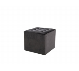 Taburet LORI VELVET, čierna Bluvel 19