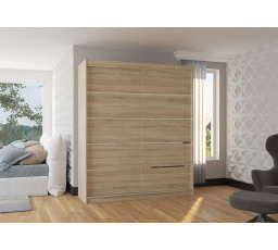 Posuvná skriňa SPECTRA 180 Sonoma+Sonoma