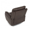 Polohovací křeslo, hnědá, látka vintage, TV-4092 BR3
