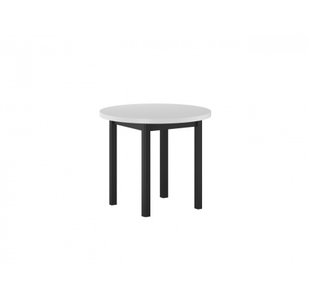Stôl okrúhly biely/čierny Fi90 ST24-FX 90