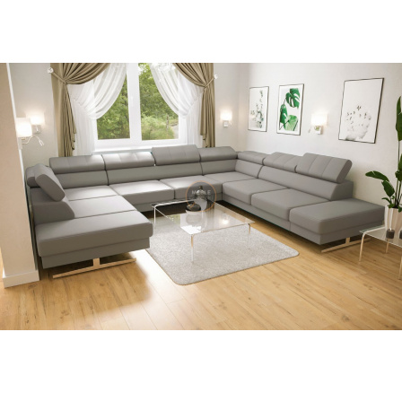 Rohová sedacia súprava EMPORIO MAX I 300x350x220 prírodná koža - pravá, prírodná koža - voliteľná farba Rohová sedacia súprava EMPORIO MAX I 300x350x220 prírodná koža - pravá, prírodná koža - voliteľná farba