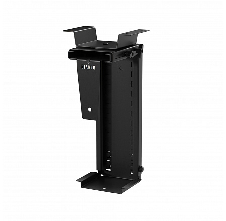 Držiak na PC pod stôl, závesný, pre herný setup, čierny: Diablo PC Holder Držiak na PC pod stôl, závesný, pre herný setup, čierny: Diablo PC Holder