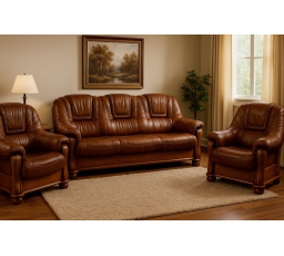 Kožená sedacia súprava Royal 3+1+1 DTS50/D9