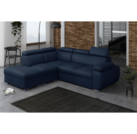 Rohová sedacia súprava Bodie V ľavá modrá