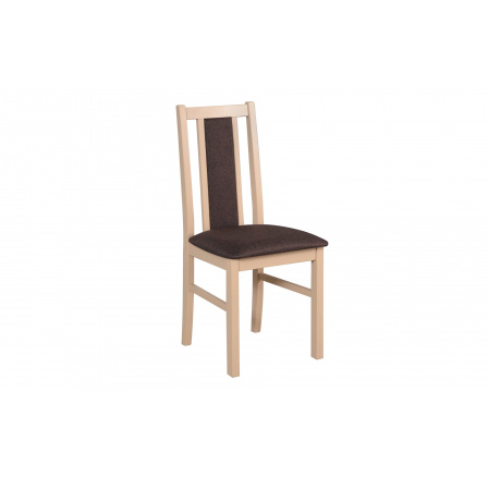 Jedálenská stolička BOSANOVA 14 (BOSS 14) dub sonoma/čierna.7 tmavohnedá (DM)-kolekcia "DRE" (K150-Z)