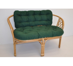 Poduška na lavicu Bahama zelený dralon