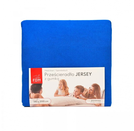 Plachta JERSEY tmavo modrá - 200 x 220 Plachta JERSEY tmavo modrá - 200 x 220
