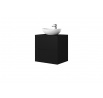 Závesná skrinka pod umývadlo Nicole 60 cm - čierny mat